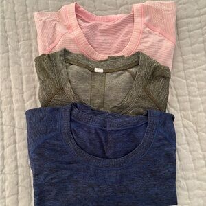 Three Lulu lemon tops!